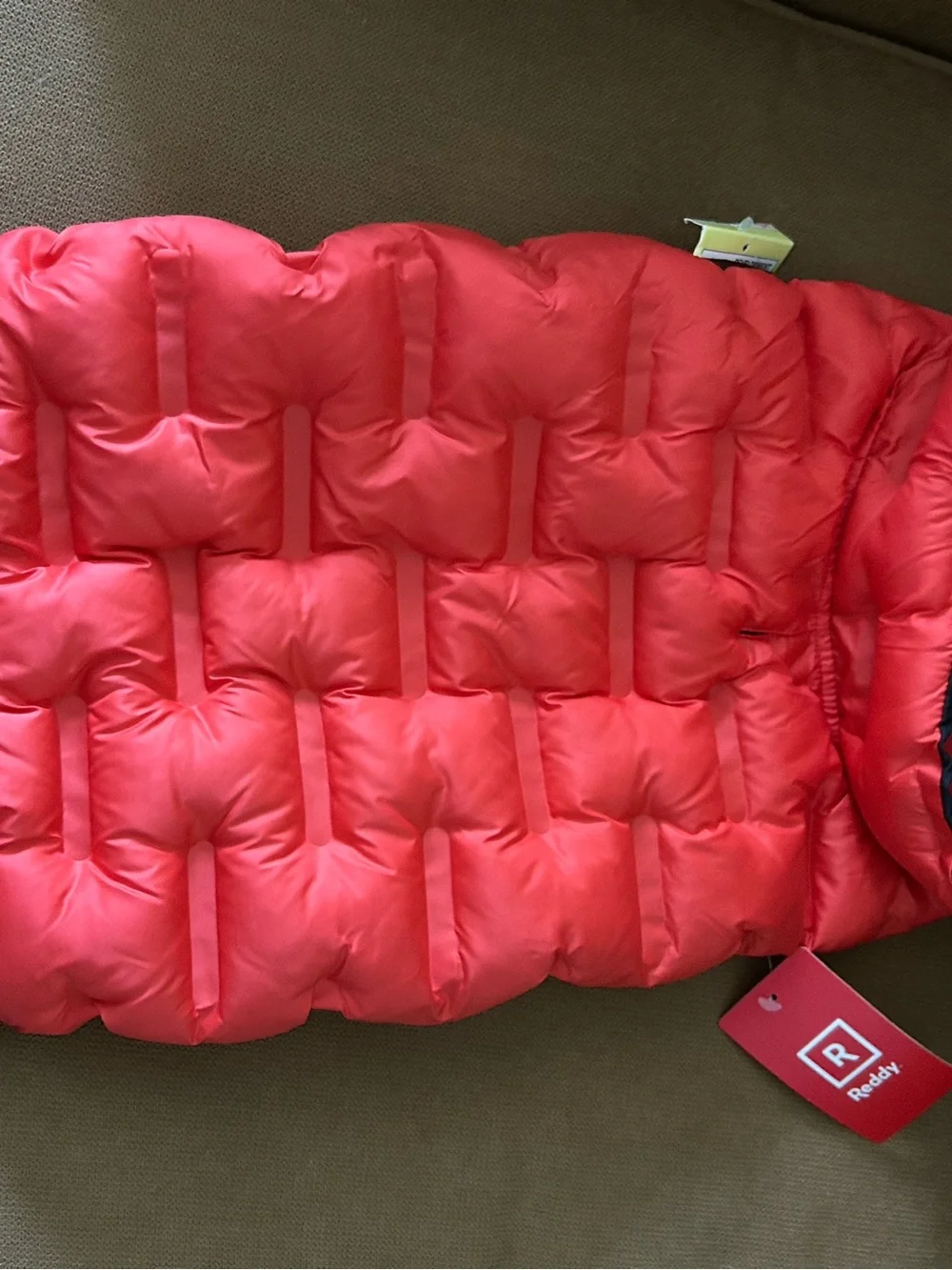 Reddy Denim dog jacket red size large